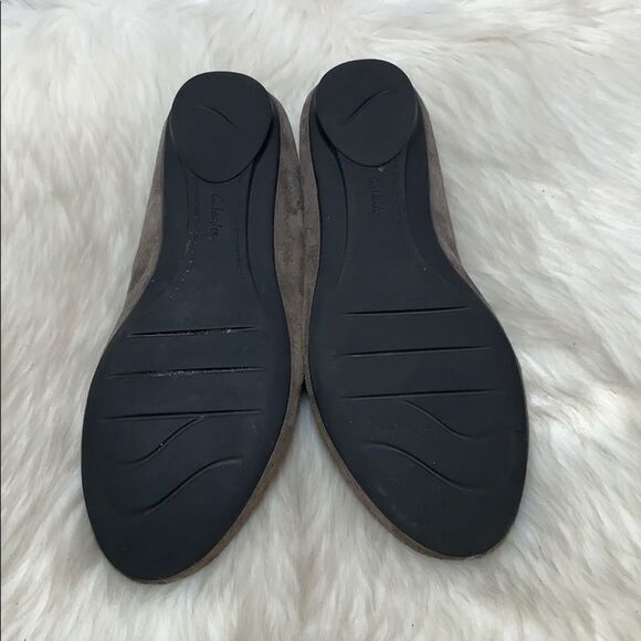 Clarks Bendables Suede Flats Sz 8.5 - Picture 6 of 6